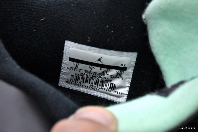 308497-033 Air Jordan Retro Glow Green 4 1125